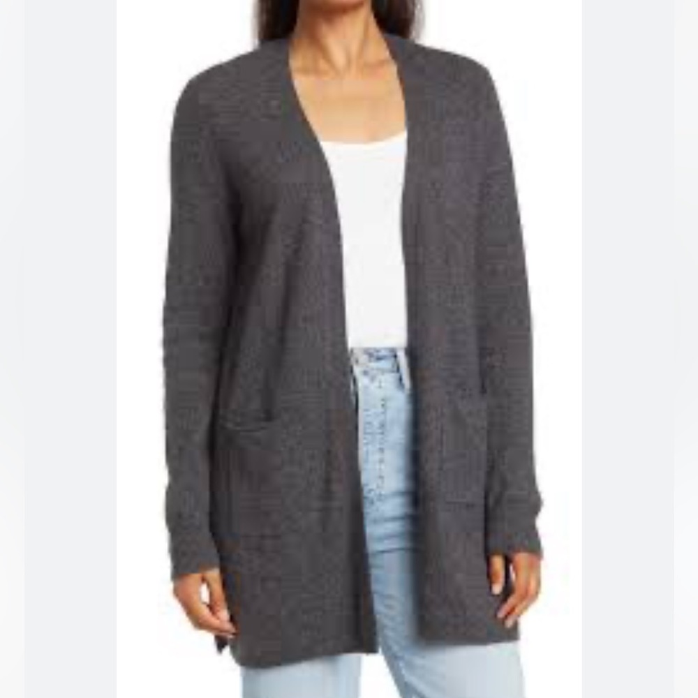 Nordstrom Signature Cashmere Open Cardigan Sweater